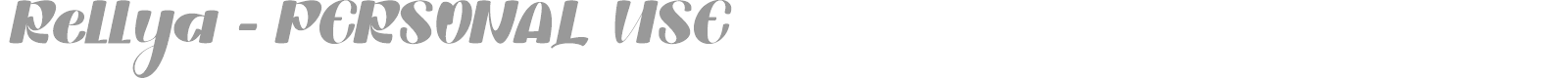 Rellya font preview